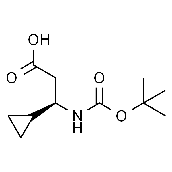 (R)-3-((tert-butoxycarbonyl)amino)-3-cyclopropylpropanoicacid