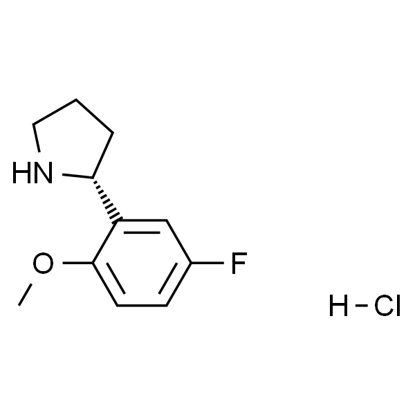 (R)-2-(5-Fluoro-2-methoxyphenyl)pyrrolidine hydrochloride