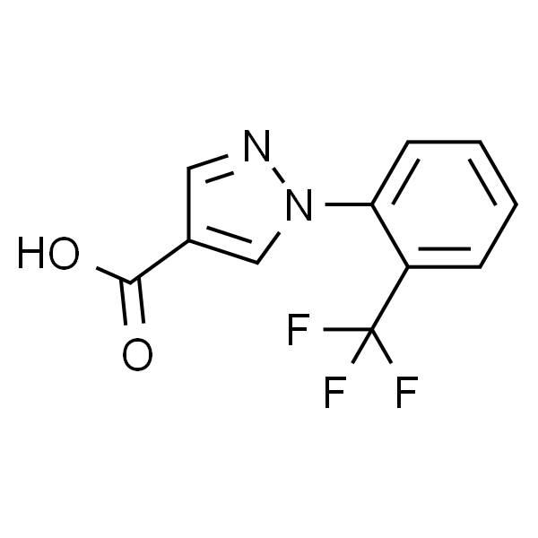 1-(2-(trifluoromethyl)phenyl)-1H-pyrazole-4-carboxylic acid