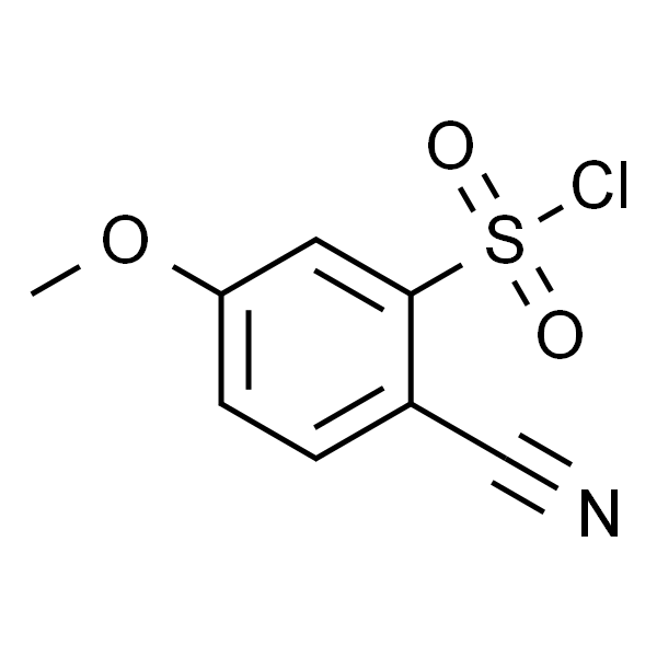 2-Cyano-5-methoxybenzene-1-sulfonyl chloride