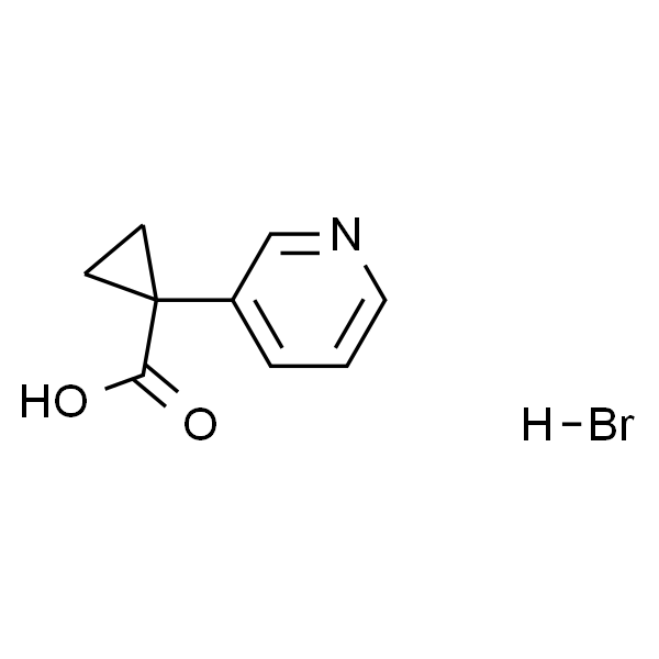 1-(Pyridin-3-yl)cyclopropanecarboxylic acid hydrobromide