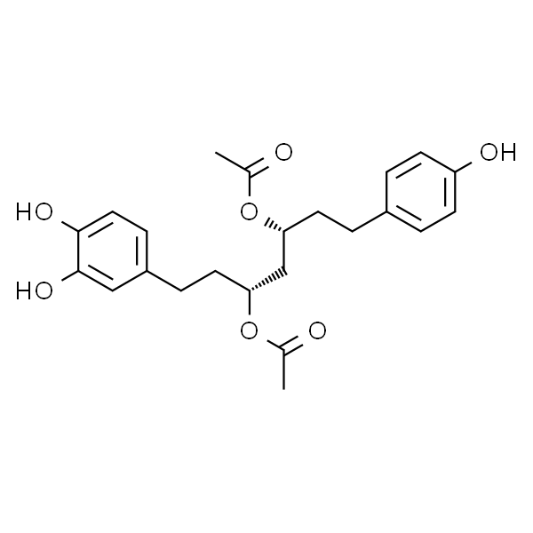 1-(3,4-Dihydroxyphenyl)-7-(4-hydroxyphenyl)heptane-3,5-diyl diacetate