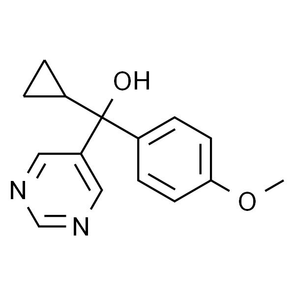 Ancymidol；α-Cyclopropyl-α-(4-methoxyphenyl)-5-pyrimidinemethanol
