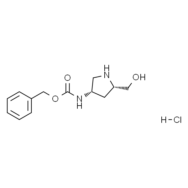 (2S,4S)-2-Hydroxymethyl-4-Cbz-aminopyrrolidine hydrochloride