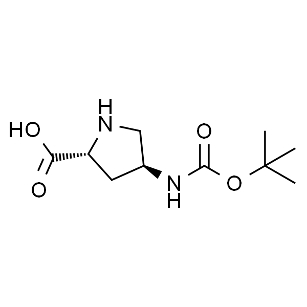 (2R,4S)-4-((tert-Butoxycarbonyl)amino)pyrrolidine-2-carboxylic acid