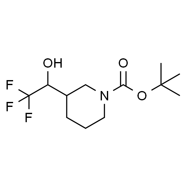 tert-butyl 3-(2,2,2-trifluoro-1-hydroxyethyl)piperidine-1-carboxylate