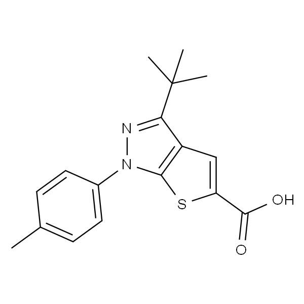 3-(tert-Butyl)-1-(p-tolyl)-1H-thieno[2,3-c]pyrazole-5-carboxylic acid