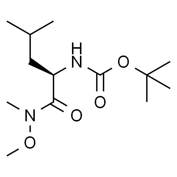 Carbamic acid, N-[(1R)-1-[(methoxymethylamino)carbonyl]-3-methylbutyl]-, 1,1-dimethylethyl ester