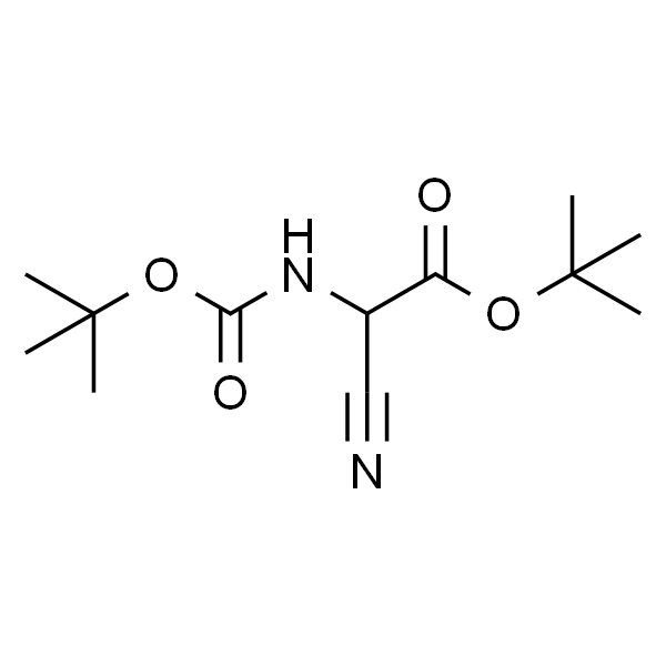 tert-Butyl 2-((tert-butoxycarbonyl)amino)-2-cyanoacetate