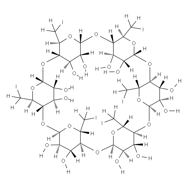 Hexakis-(6-iodo-6-deoxy)-α-cyclodextrin