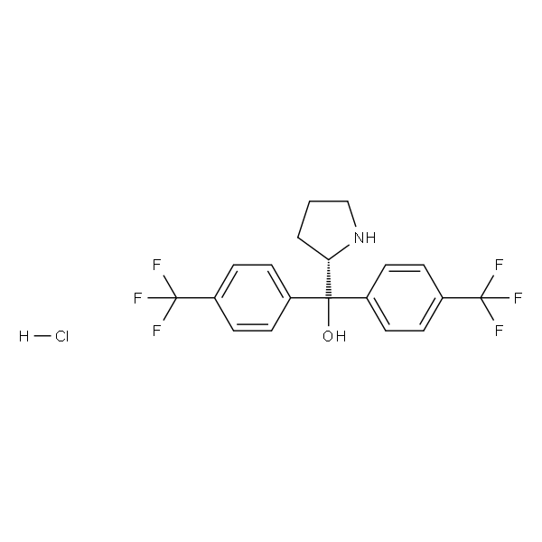 (S)-Pyrrolidin-2-ylbis(4-(trifluoromethyl)phenyl)methanol hydrochloride
