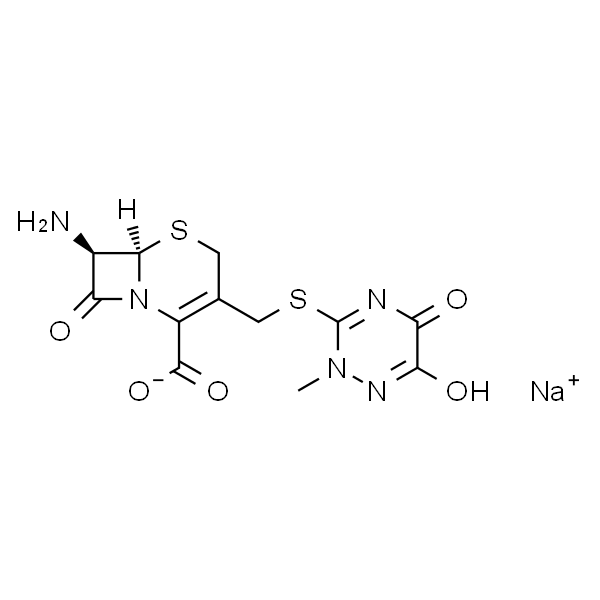 Sodium (6R,7R)-7-amino-3-(((6-hydroxy-2-methyl-5-oxo-2,5-dihydro-1,2,4-triazin-3-yl)thio)methyl)-8-oxo-5-thia-1-azabicyclo[4.2.0]oct-2-ene-2-carboxylate
