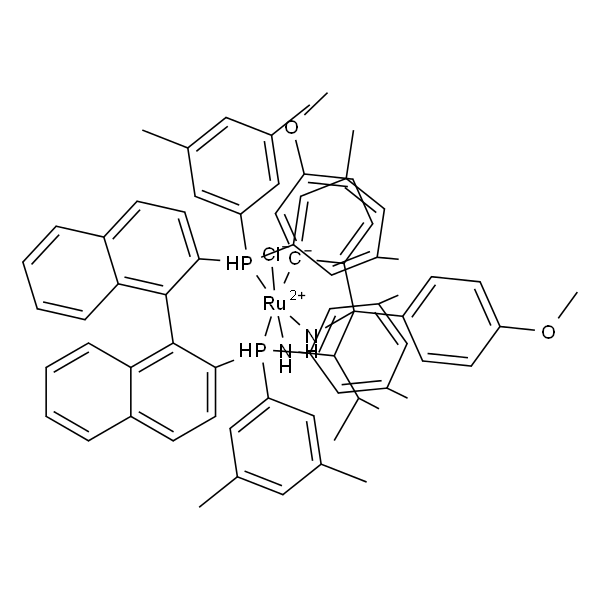 Chloro{(S)-(-)-2,2'-bis[di(3,5-xylyl) phosphino]-1,1'-binaphthyl}[(2S)- (+)-1-(4-Methoxyphenyl)-1 (4-Methoxyphenyl-kC)-3-Methyl-1,2-butanediaMine]rutheniuM(II)  (S)-RUCY XylBINAP