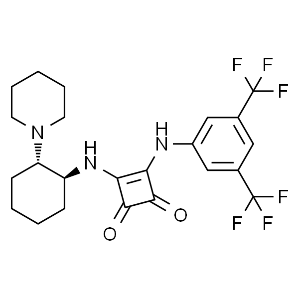 3-[[3,5-Bis(trifluoromethyl)phenyl]amino]-4-[[(1S,2S)-2-(1-piperidinyl)cyclohexyl]amino]-3-cyclobutene-1,2-dione