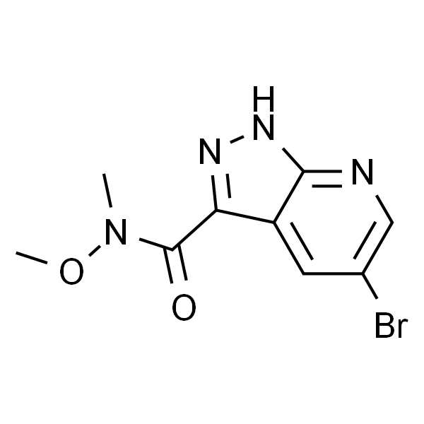 5-Bromo-N-methoxy-N-methyl-1H-pyrazolo[3,4-b]pyridine-3-carboxamide