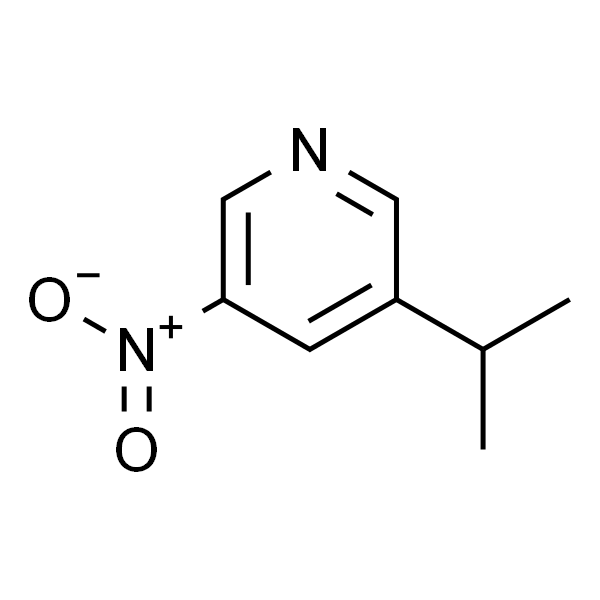 Pyridine, 3-(1-methylethyl)-5-nitro- (9CI)