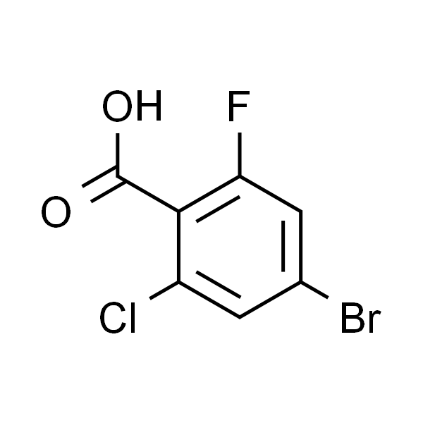 4-BROMO-2-FLUORO-6-CHLOROBENZOIC ACID