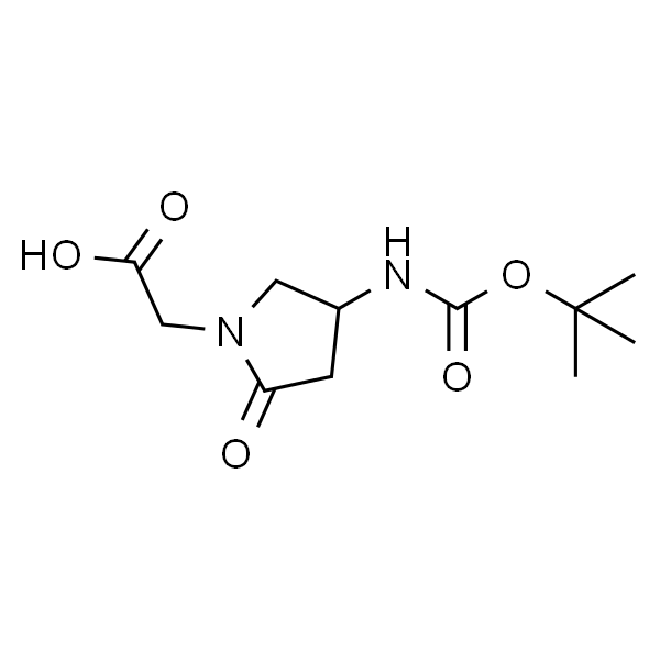 4-(Boc-amino)-2-oxopyrrolidine-1-acetic Acid