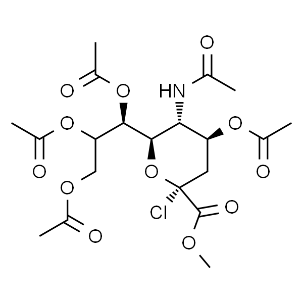 D-glycero-D-galacto-2-Nonulopyranosonic acid, 5-(acetylamino)-2-chloro-2,3,5-trideoxy-, methyl ester, 4,7,8,9-tetraacetate