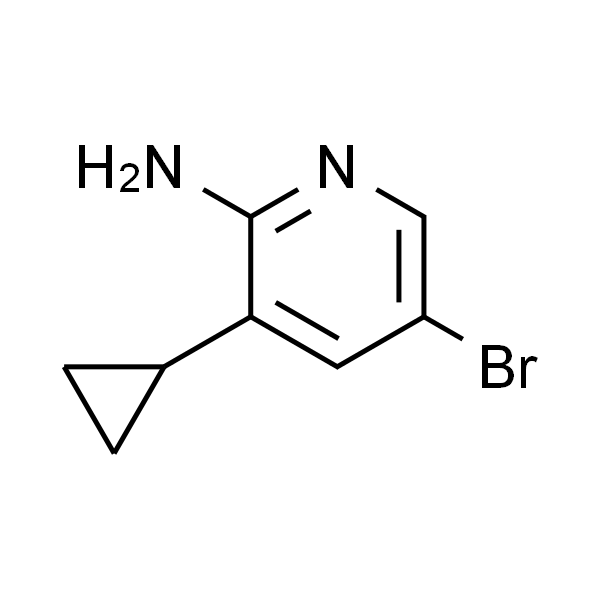 2-Amino-5-bromo-3-cyclopropylpyridine
