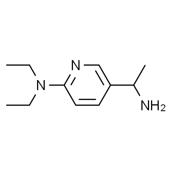 5-(1-Aminoethyl)-N,N-diethylpyridin-2-amine