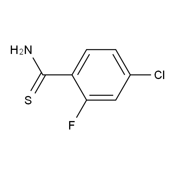 4-chloro-2-fluorobenzene-1-carbothioamide