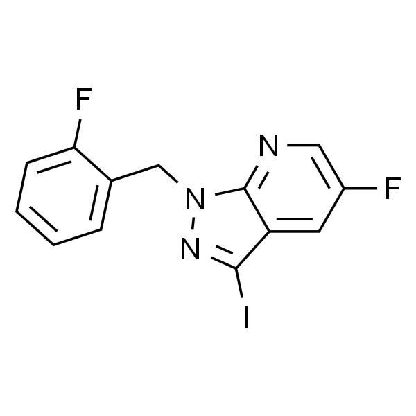 5-Fluoro-1-(2-fluorobenzyl)-3-iodo-1H-pyrazolo[3,4-b]pyridine