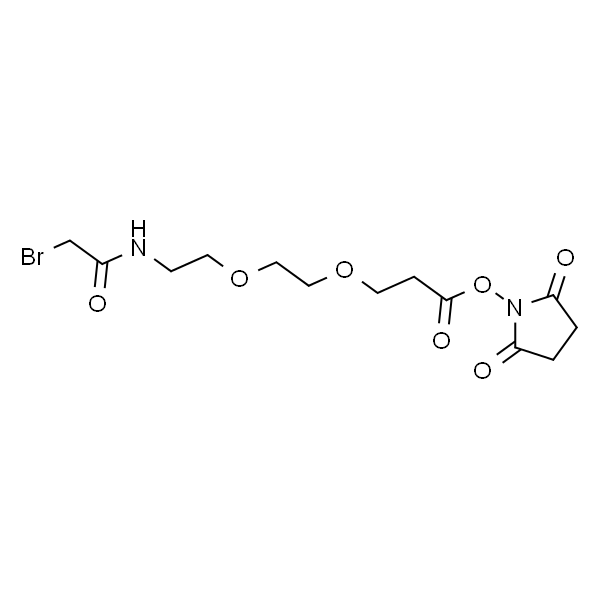 Bromoacetamido-PEG2- NHS ester