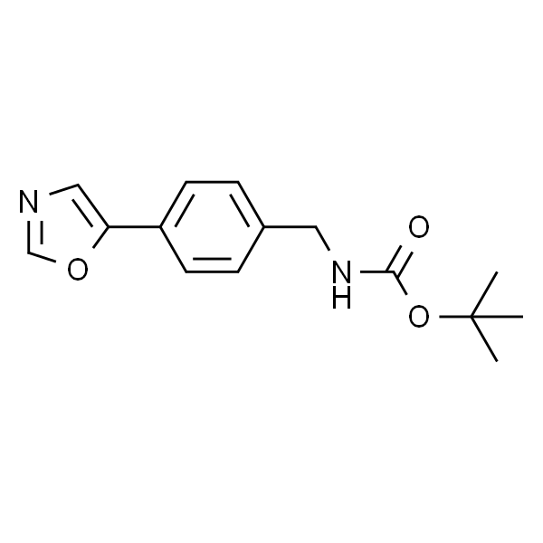 tert-Butyl (4-(oxazol-5-yl)benzyl)carbamate