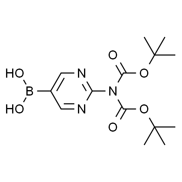 2-(5-Borono-2-pyrimidinyl)imidodicarbonic acid 1,3-bis(tert-butyl) ester