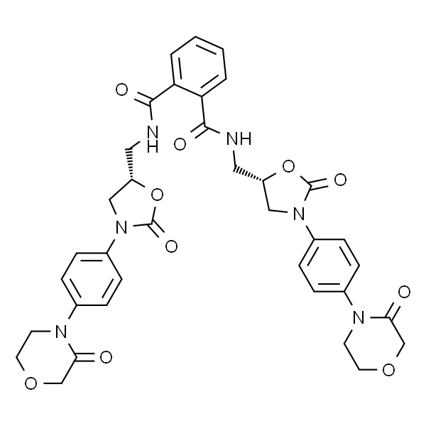 N1,N2-bis(((S)-2-oxo-3-(4-(3-oxomorpholino)phenyl)oxazolidin-5-yl)methyl)phthalamide