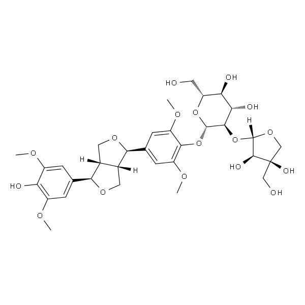 (-)-Syringaresnol-4-O-β-D-apiofuranosyl-(1→2)-β-D-glucopyranoside