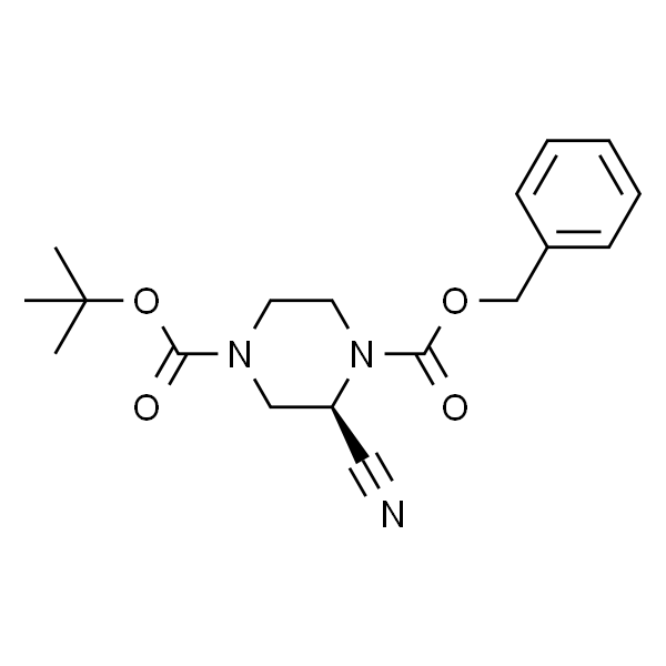 (R)-1-Benzyl 4-tert-butyl 2-cyanopiperazine-1,4-dicarboxylate