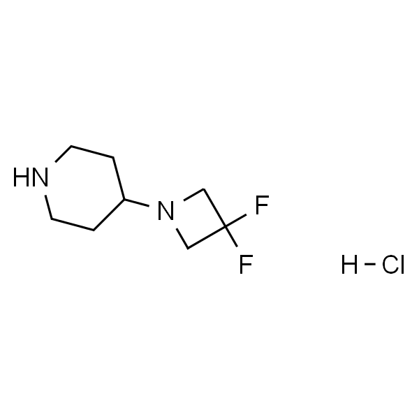 Piperidine, 4-(3,3-difluoro-1-azetidinyl)-, hydrochloride