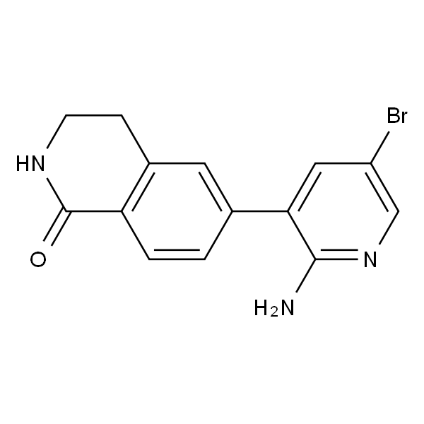 1(2H)-Isoquinolinone, 6-(2-amino-5-bromo-3-pyridinyl)-3,4-dihydro-