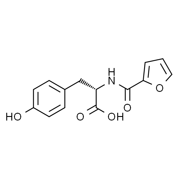 2-(Furan-2-carboxamido)-3-(4-hydroxyphenyl)propanoic acid