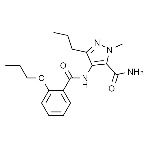 1H-Pyrazole-5-carboxaMide, 1-Methyl-4-[(2-propoxybenzoyl)aMino]-3-propyl-