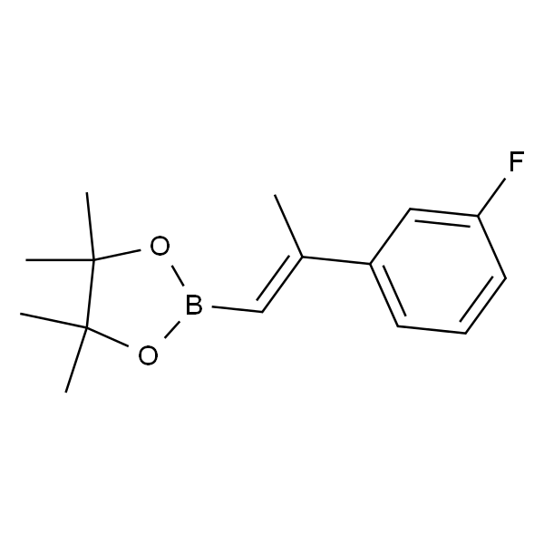 2-(2-(3-fluorophenyl)prop-1-en-1-yl)-4，4，5，5-tetramethyl-1，3，2-dioxaborolane