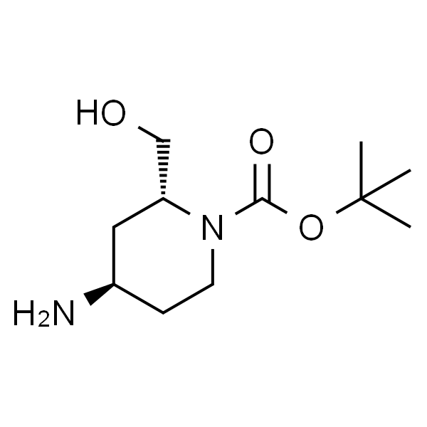 rel-(2R,4R)-tert-Butyl 4-amino-2-(hydroxymethyl)piperidine-1-carboxylate