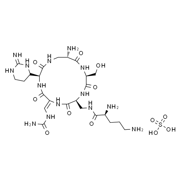 Capreomycin sulfate from Streptomyces capreolus