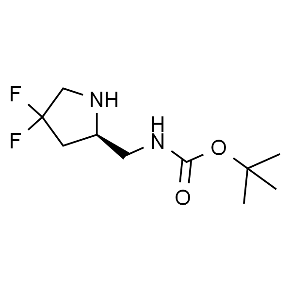 tert-butyl N-{[(2R)-4,4-difluoropyrrolidin-2-yl]methyl}carbamate