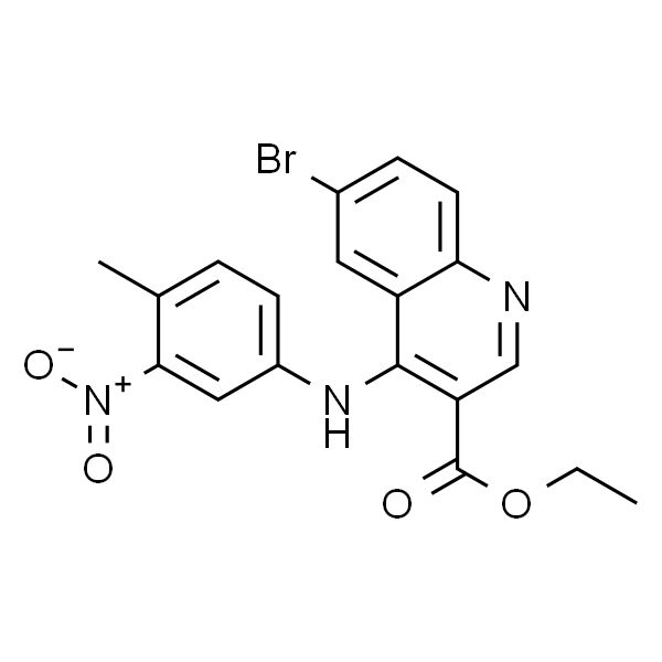 ethyl 6-bromo-4-(4-methyl-3-nitrophenylamino)quinoline-3-carboxylate