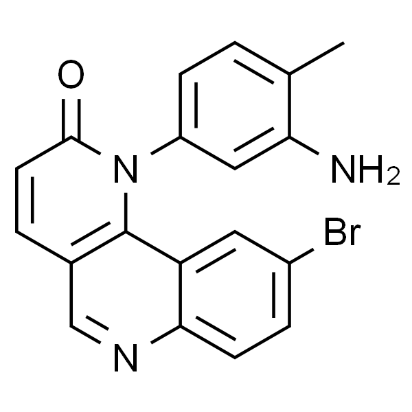 1-(3-Amino-4-methylphenyl)-9-bromobenzo[h][1,6]naphthyridin-2(1H)-one