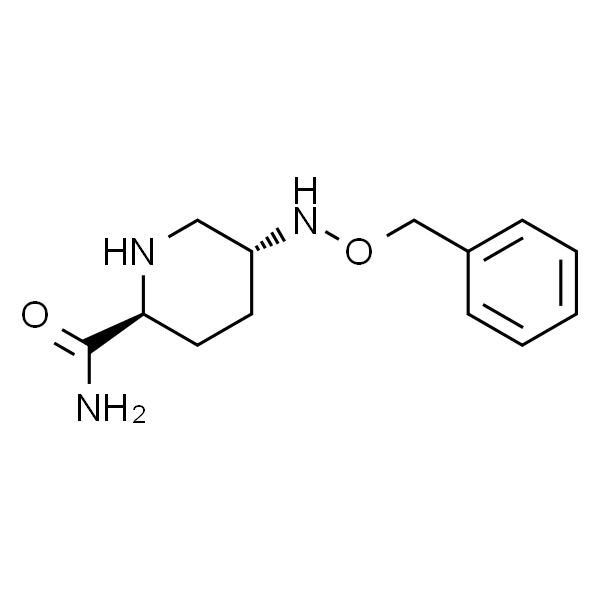 2-Piperidinecarboxamide, 5-[(phenylmethoxy)amino]-, (2S,5R)-