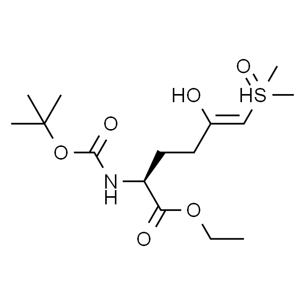 (S)-ethyl 2-((tert-butoxycarbonyl)amino)-6-(dimethylhydrosulfinyl)-5-hydroxyhex-5-enoate
