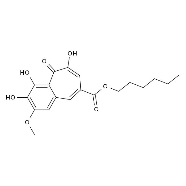 Hexyl 3,4,6-trihydroxy-2-methoxy-5-oxo-5H-benzo[7]annulene-8-carboxylate