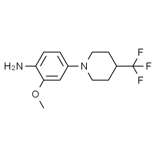 2-Methoxy-4-[4-(trifluoromethyl)piperidin-1-yl]aniline