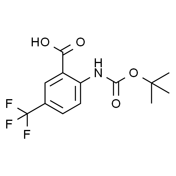 2-((tert-Butoxycarbonyl)amino)-5-(trifluoromethyl)benzoic acid