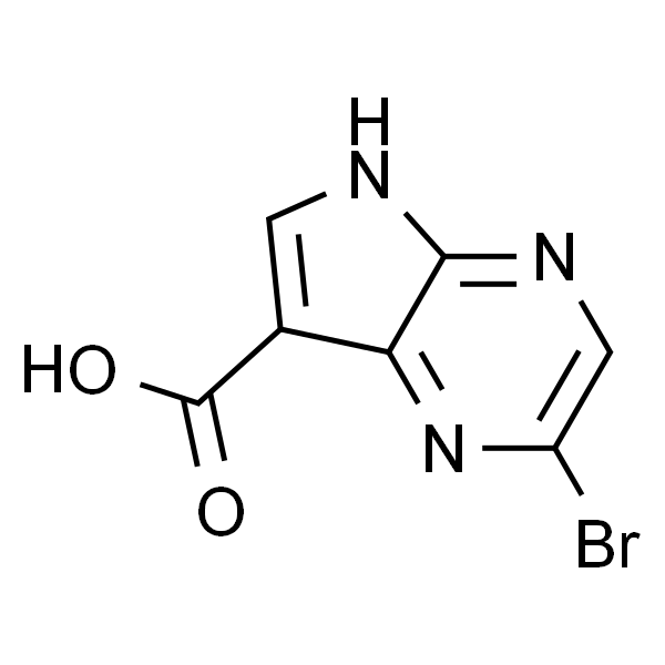 2-Bromo-5H-pyrrolo[2,3-b]pyrazine-7-carboxylic acid