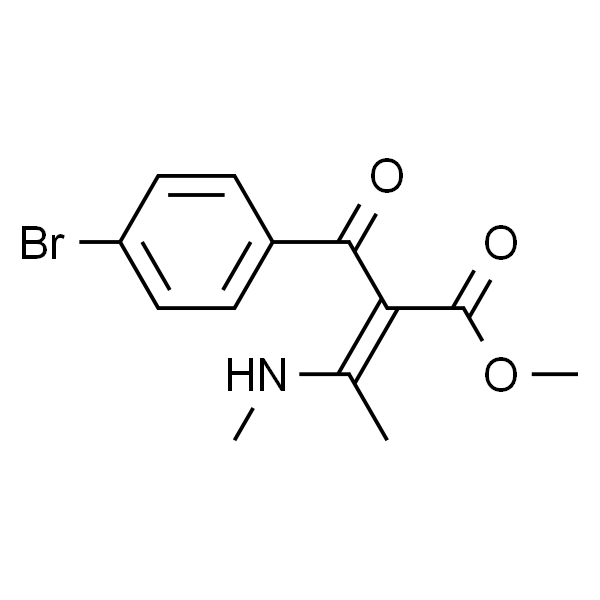 Methyl 2-(4-bromobenzoyl)-3-(methylamino)but-2-enoate